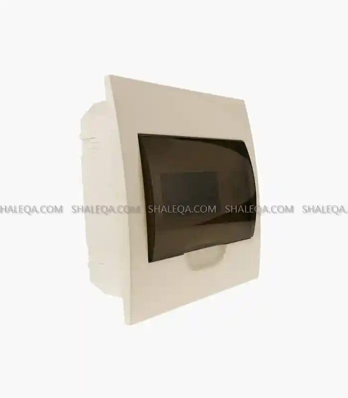 Plastic Distribution board, FM, 8 with lockable door SHALEQA